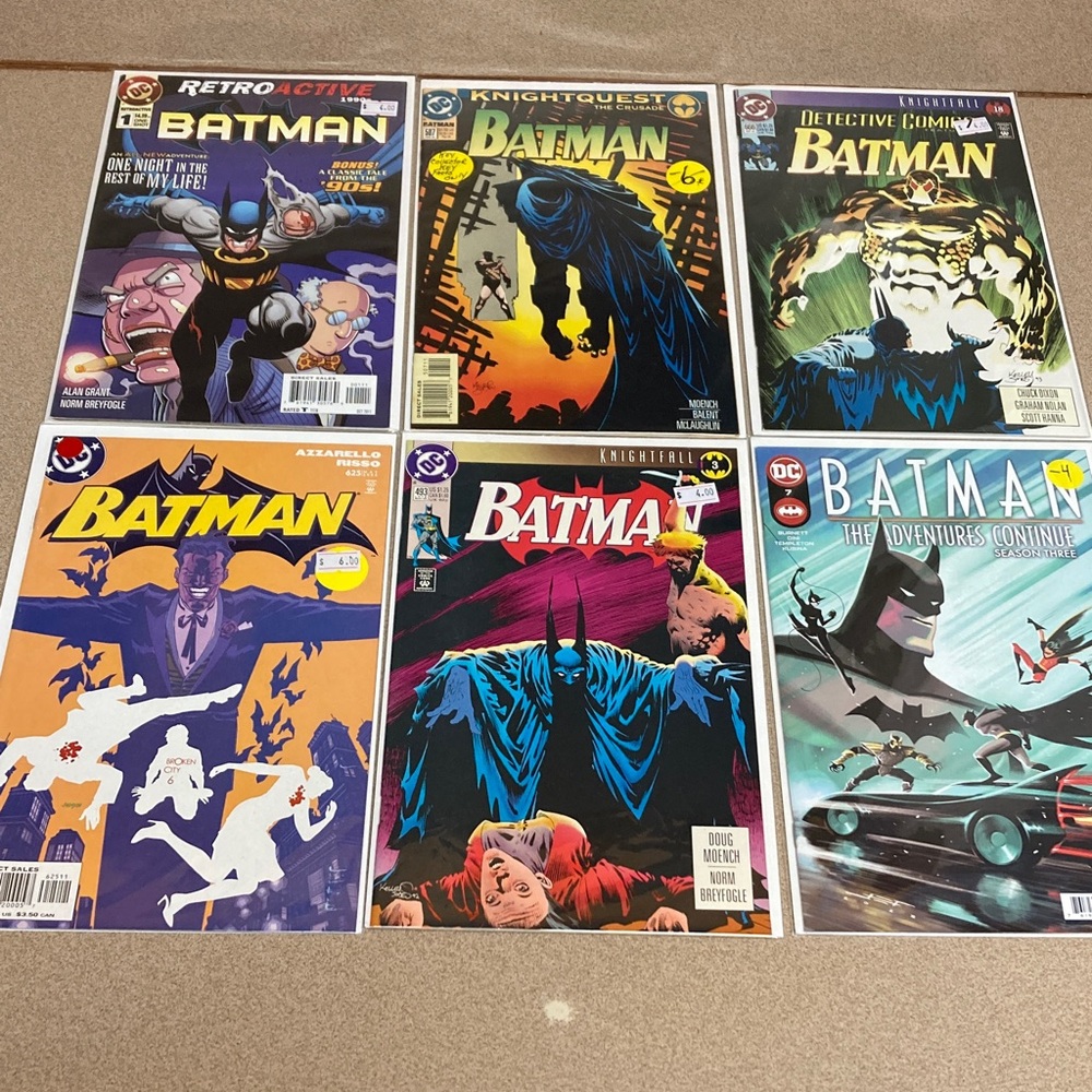 DC Comics Batman Comic Book Collection - Multicolor Covers